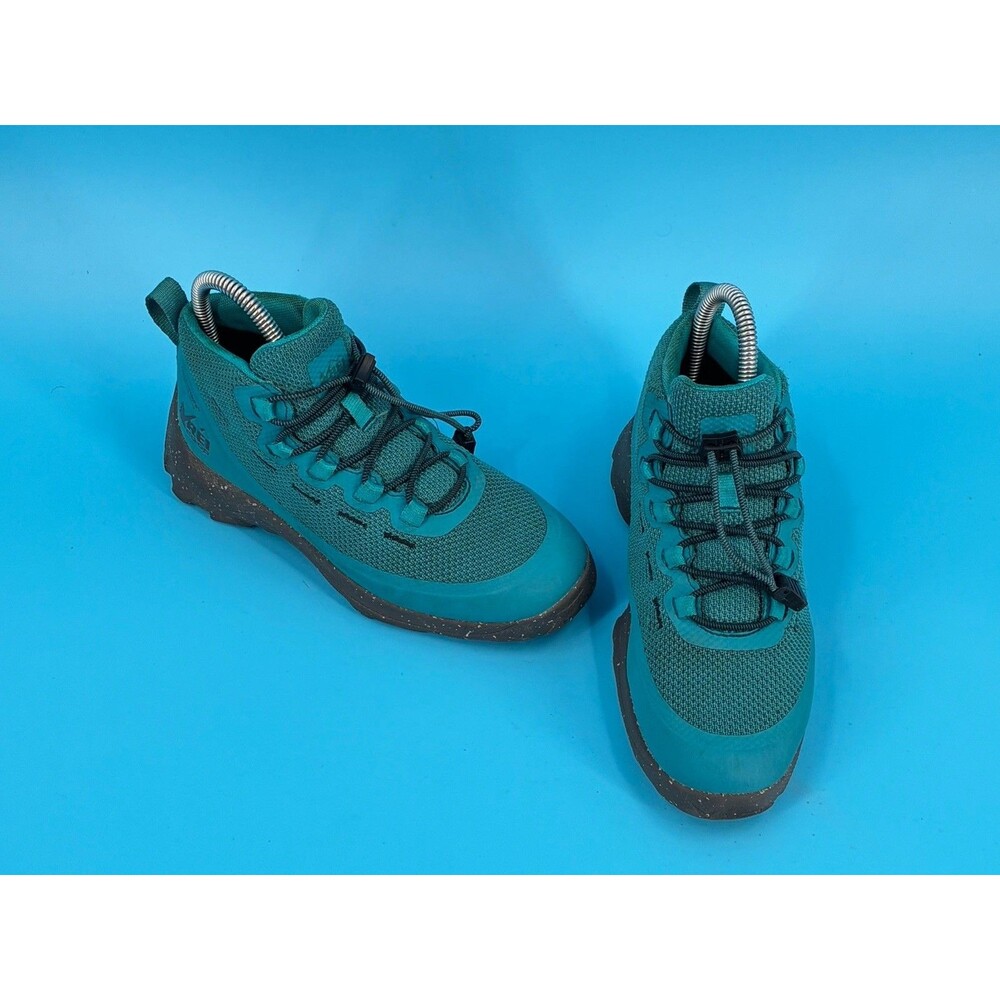 REI Co-op Kids 3Y HydroWall Waterproof Hiking Shoes Teal Blue Gray Bungee